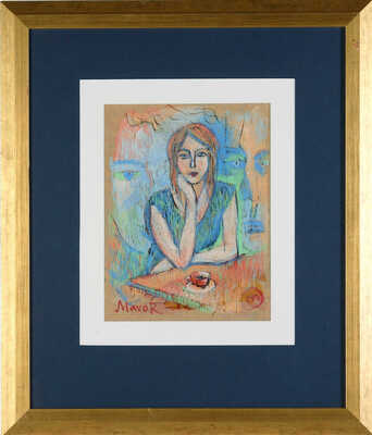 Майоров Игорь Евгеньевич. Девушка в кофейне 